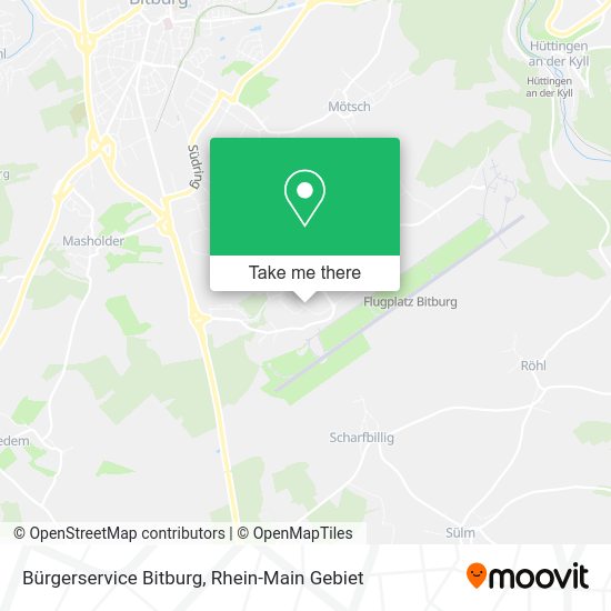 Карта Bürgerservice Bitburg