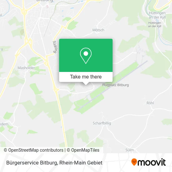 Карта Bürgerservice Bitburg