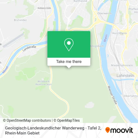Карта Geologisch-Landeskundlicher Wanderweg - Tafel 2