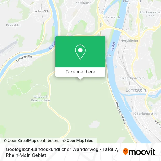 Карта Geologisch-Landeskundlicher Wanderweg - Tafel 7
