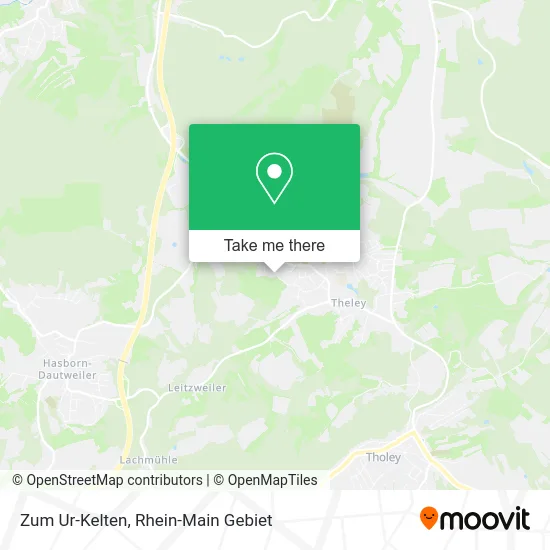 Карта Zum Ur-Kelten