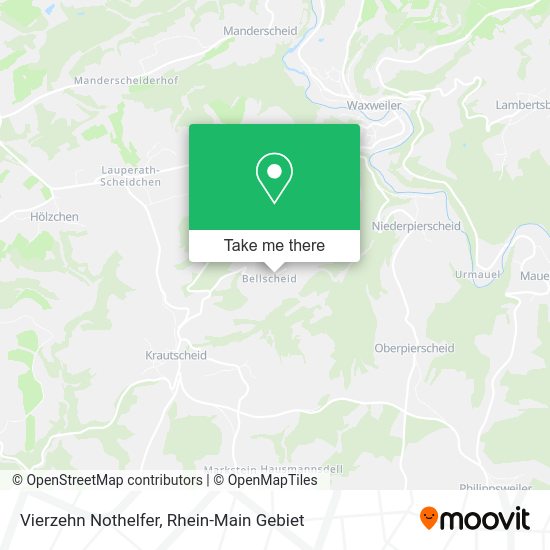 Карта Vierzehn Nothelfer