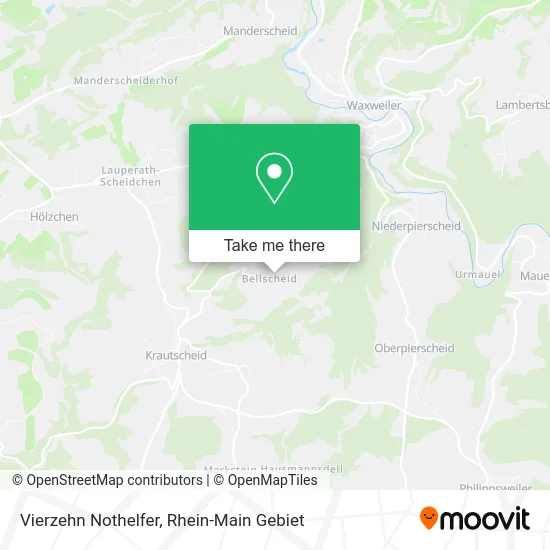 Карта Vierzehn Nothelfer