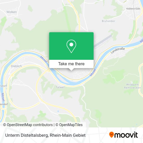 Unterm Disteltalsberg map