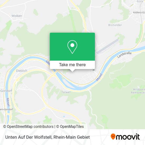 Карта Unten Auf Der Wolfstell
