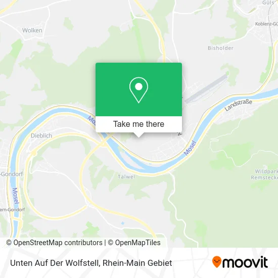 Карта Unten Auf Der Wolfstell