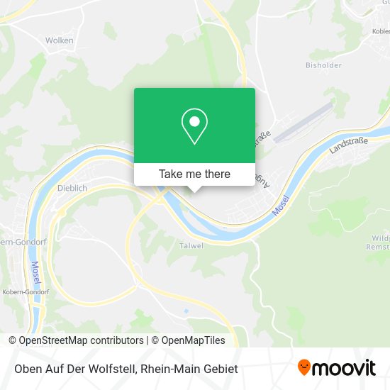 Карта Oben Auf Der Wolfstell