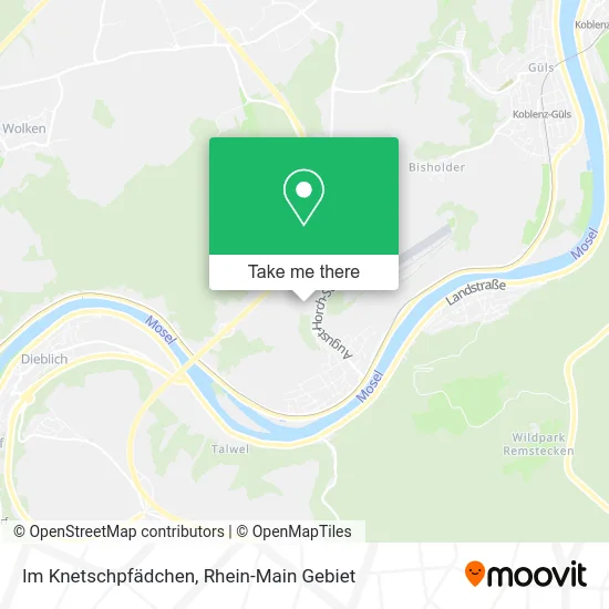 Карта Im Knetschpfädchen