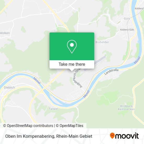 Карта Oben Im Kompenabering