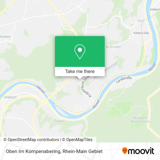 Карта Oben Im Kompenabering