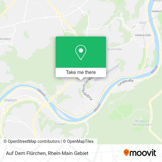 Карта Auf Dem Flürchen