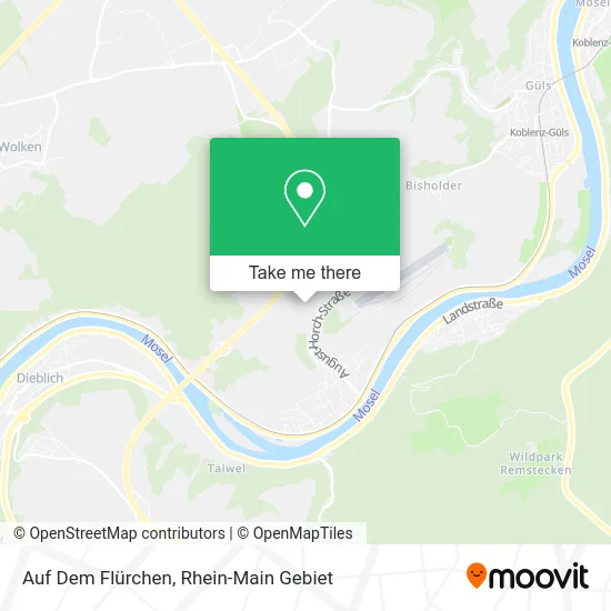 Карта Auf Dem Flürchen