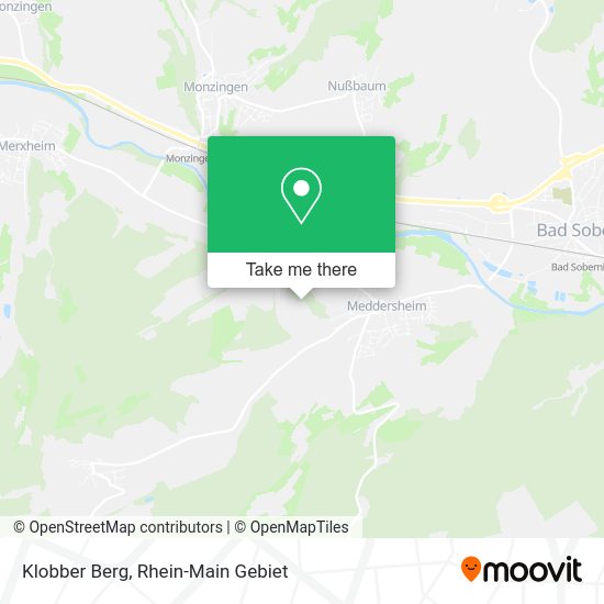 Карта Klobber Berg