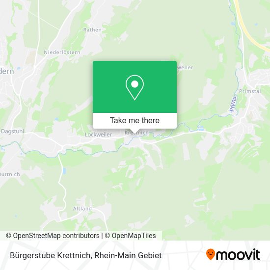 Карта Bürgerstube Krettnich