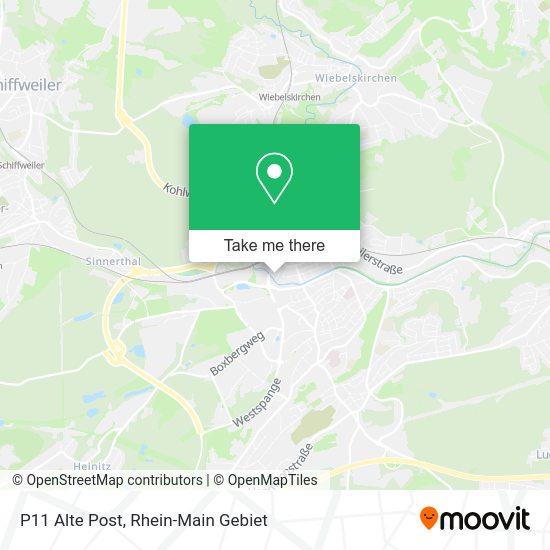 Карта P11 Alte Post