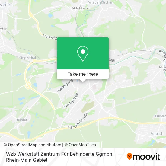 Карта Wzb Werkstatt Zentrum Für Behinderte Ggmbh