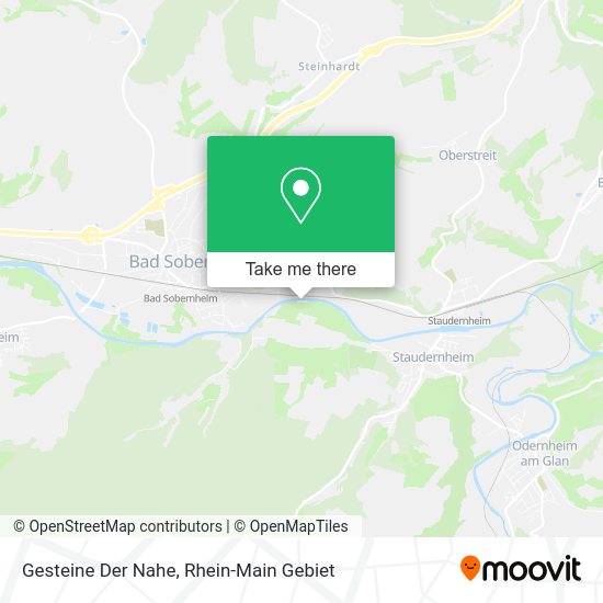 Карта Gesteine Der Nahe