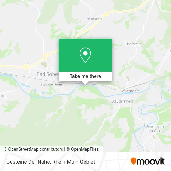 Карта Gesteine Der Nahe