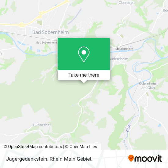Карта Jägergedenkstein