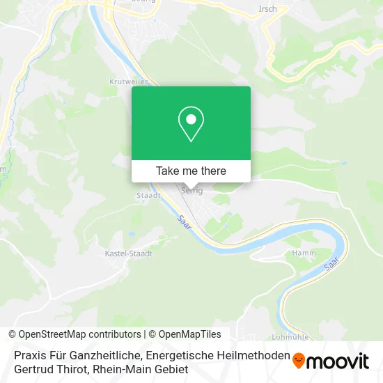 Карта Praxis Für Ganzheitliche, Energetische Heilmethoden Gertrud Thirot