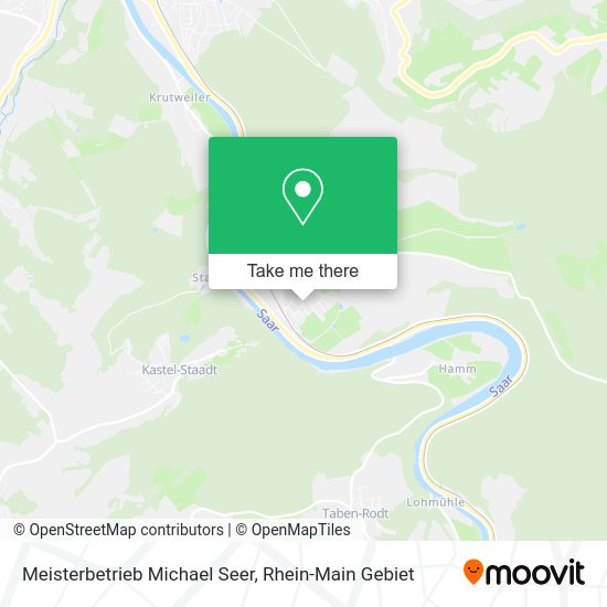 Meisterbetrieb Michael Seer map