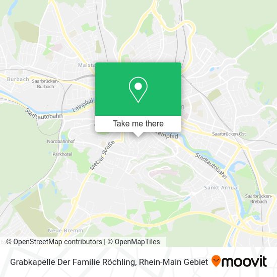 Карта Grabkapelle Der Familie Röchling