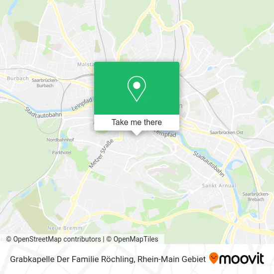 Карта Grabkapelle Der Familie Röchling