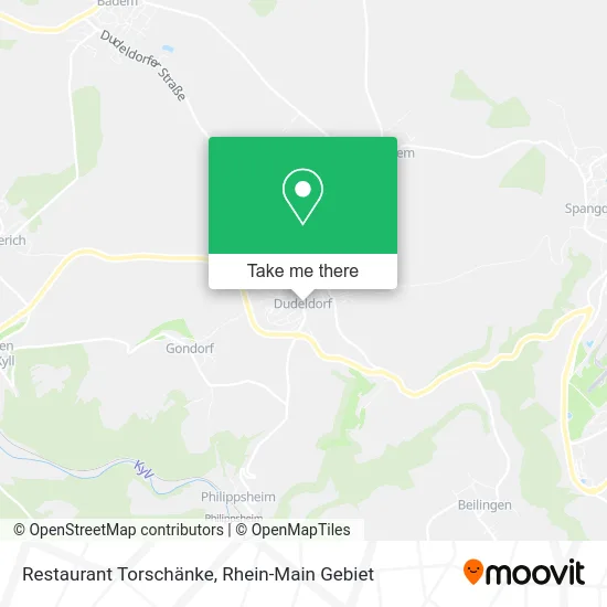 Карта Restaurant Torschänke
