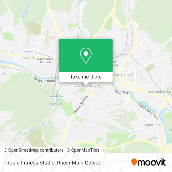 Карта Rapid Fitness Studio