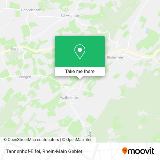 Карта Tannenhof-Eifel