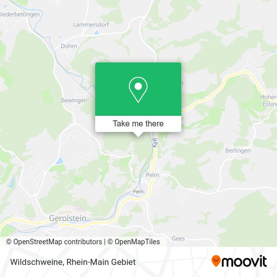 Карта Wildschweine