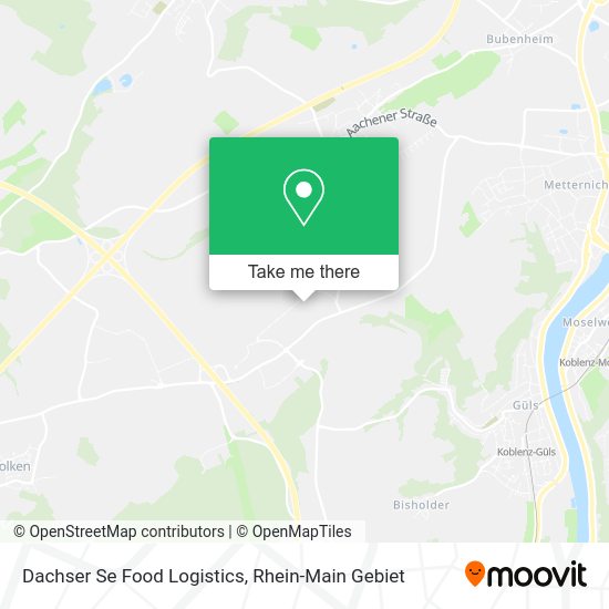 Карта Dachser Se Food Logistics