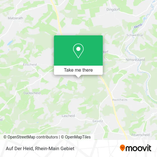 Карта Auf Der Heid