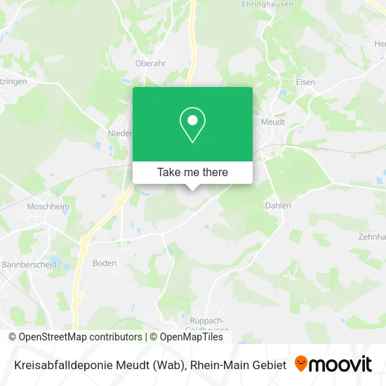 Карта Kreisabfalldeponie Meudt (Wab)
