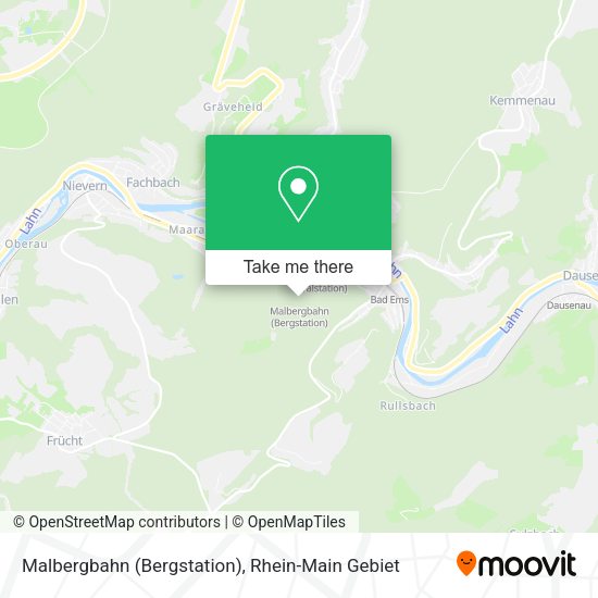 Карта Malbergbahn (Bergstation)