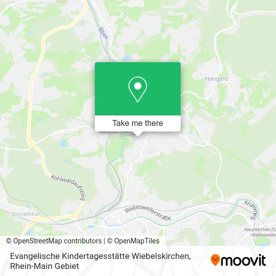Карта Evangelische Kindertagesstätte Wiebelskirchen