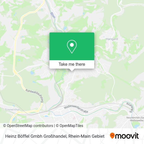 Карта Heinz Böffel Gmbh Großhandel