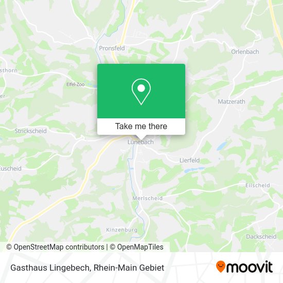 Карта Gasthaus Lingebech