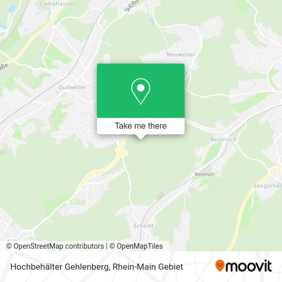 Карта Hochbehälter Gehlenberg