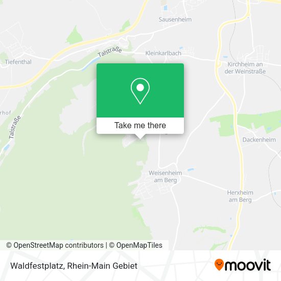 Карта Waldfestplatz