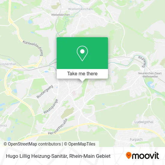 Карта Hugo Lillig Heizung-Sanitär