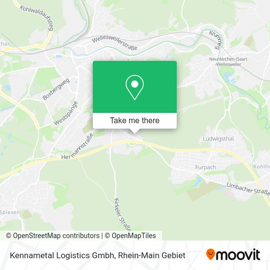 Карта Kennametal Logistics Gmbh