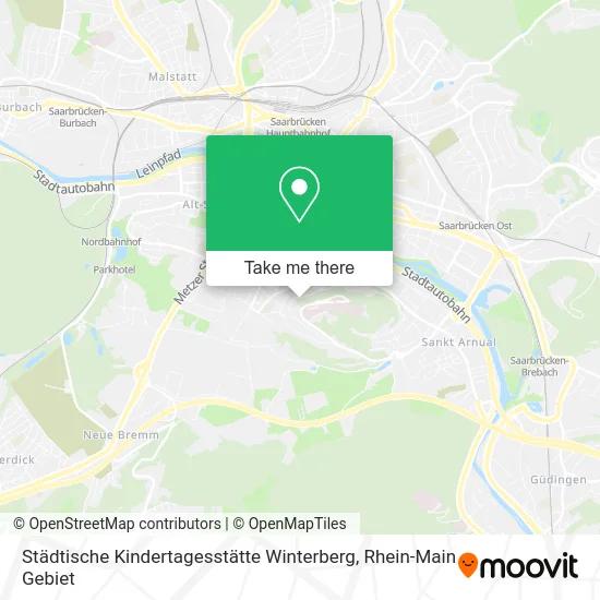 Карта Städtische Kindertagesstätte Winterberg