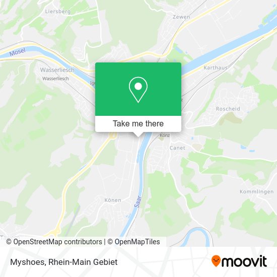 Карта Myshoes