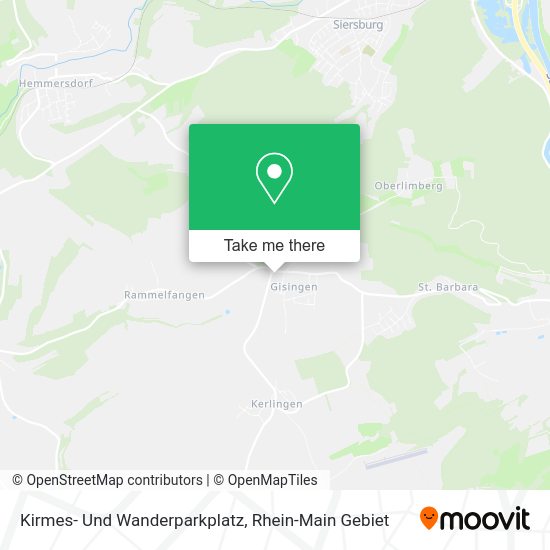 Карта Kirmes- Und Wanderparkplatz
