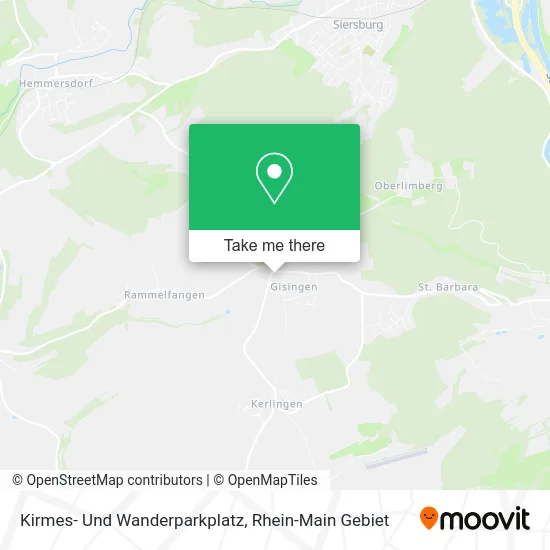 Карта Kirmes- Und Wanderparkplatz