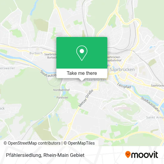 Карта Pfählersiedlung