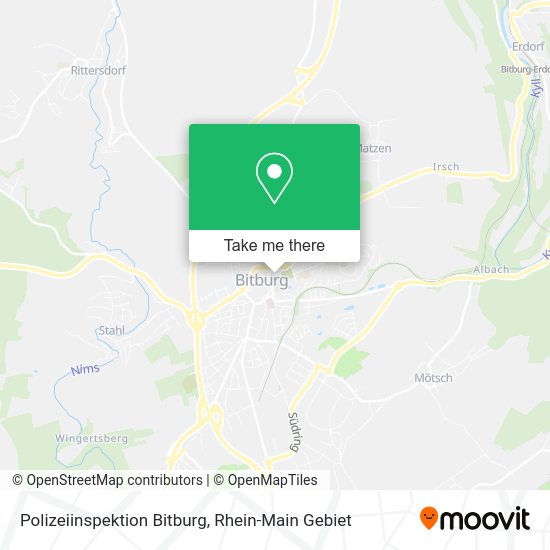 Карта Polizeiinspektion Bitburg