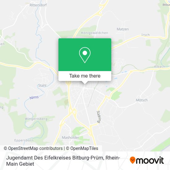 Карта Jugendamt Des Eifelkreises Bitburg-Prüm