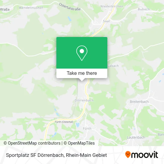 Карта Sportplatz SF Dörrenbach